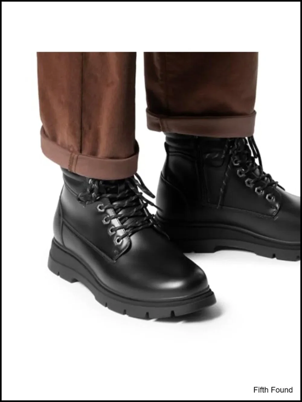 Men's Casual Chukka Ankle Boots Lace Up Dress Derby Boots with Side Zip